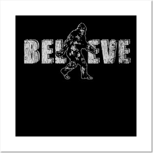 Bigfoot Believe Vintage Posters and Art